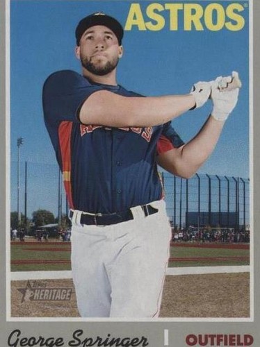 2019 Topps Heritage - George Springer #407