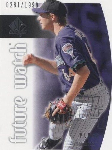 2002 SP Authentic - P.J. Bevis #107