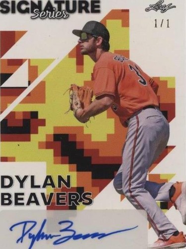 2023 Leaf Signature Series - Dylan Beavers #BA-DB1