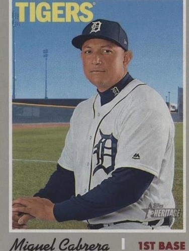 2019 Topps Heritage - Miguel Cabrera #472