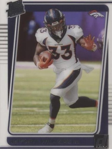 2021 Panini Clearly Donruss Javonte Williams #75