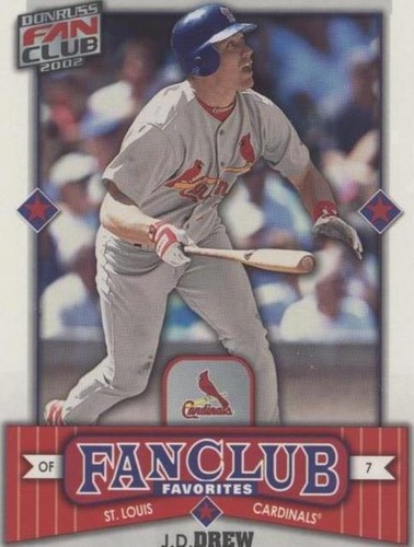 2002 Donruss Fan Club - J.D. Drew #294