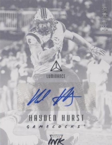 2018 Panini Luminance Hayden Hurst #RI-HAH