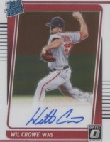 2021 Panini Donruss Optic - Wil Crowe #RRS-WC