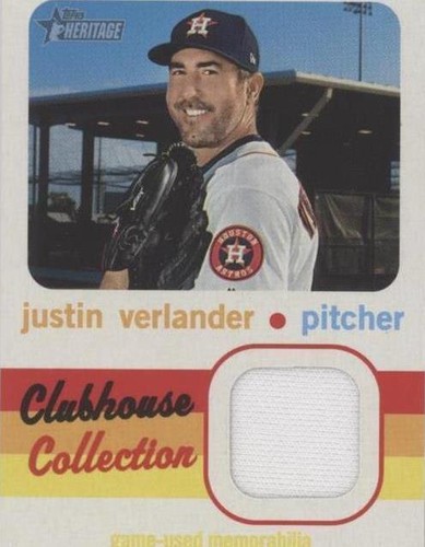 2020 Topps Heritage - Justin Verlander #CCR-JV