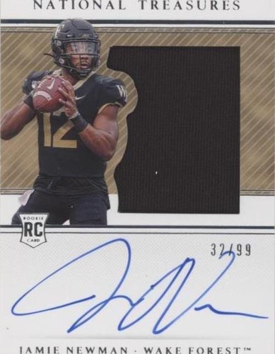 2021 Panini National Treasures Collegiate Jamie Newman #119