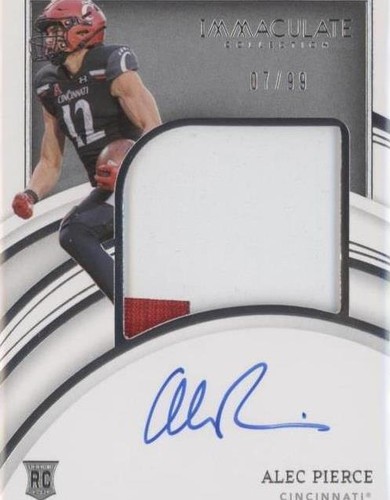 2022 Panini Immaculate Collection Collegiate Alec Pierce #85