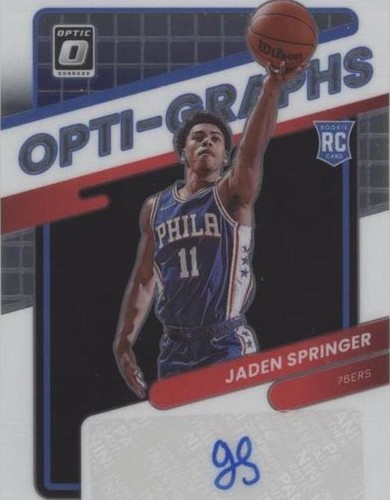 2021-22 Panini Donruss Optic - Jaden Springer #OG-JSP