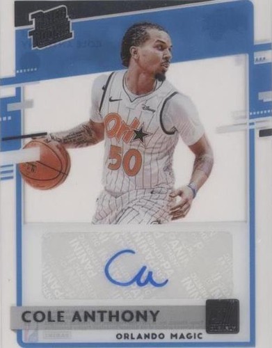 その他 COLE ANTHONY ROOKIE AUTO CLEARLY DONRUSS 2020-21 Panini Clearly Donruss Cole Anthony Rated Rookie