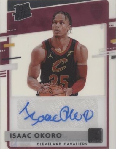 2020-21 Panini Clearly Donruss - Isaac Okoro #RRA-IOK