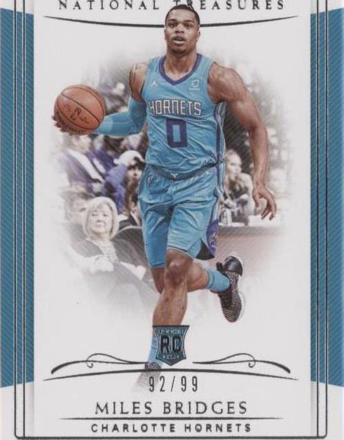 2018-19 Panini National Treasures - Miles Bridges #56