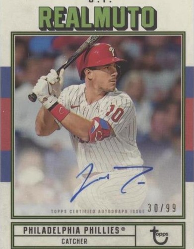 2022 Topps Brooklyn Collection - J.T. Realmuto #AC-JTR