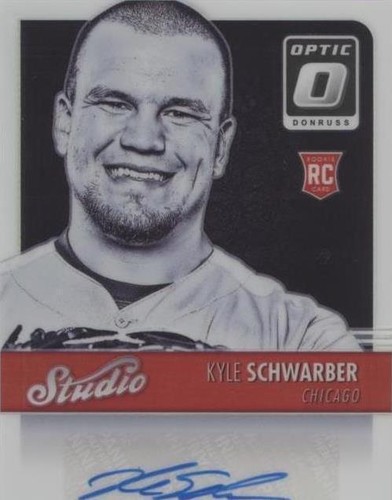 Kyle Schwarber 2016 Donruss Optic GOLD Refractor RC Card