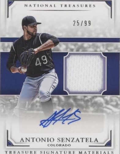 2017 Panini National Treasures - Antonio Senzatela #TSM-SZ