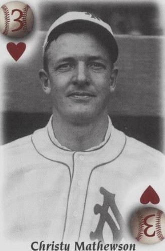 2000 U.S. Playing Card All-Century Team - Christy Mathewson #3H