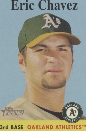 2007 Topps Heritage - Eric Chavez #299