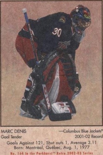 2002-03 In the Game Parkhurst Retro - Marc Denis #164