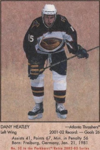 2002-03 In the Game Parkhurst Retro - Dany Heatley #52