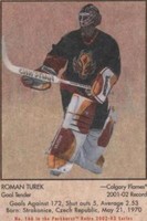 2002-03 In the Game Parkhurst Retro - Roman Turek #166