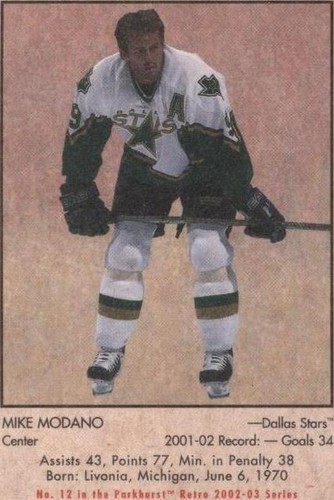 2002-03 In the Game Parkhurst Retro - Mike Modano #12