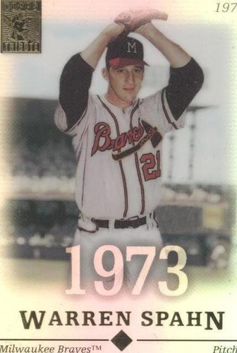 2004 Topps Tribute Hall of Fame - Warren Spahn #77
