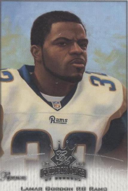 2002 Donruss Gridiron Kings Lamar Gordon #115