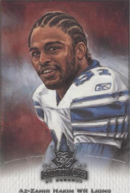 2002 Donruss Gridiron Kings Az-Zahir Hakim #28