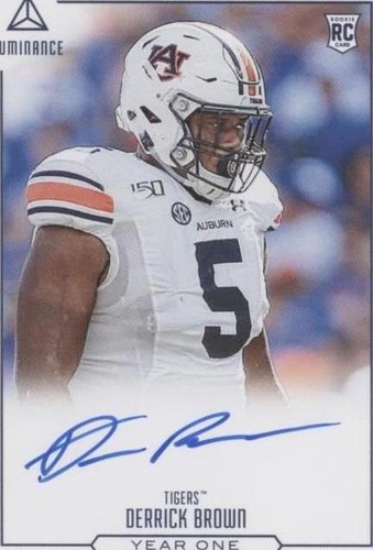 2020 Panini Luminance Derrick Brown #YOS-DB