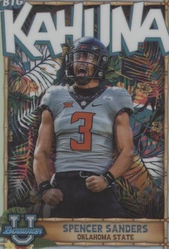2022 Bowman University Chrome Spencer Sanders #TBK-15
