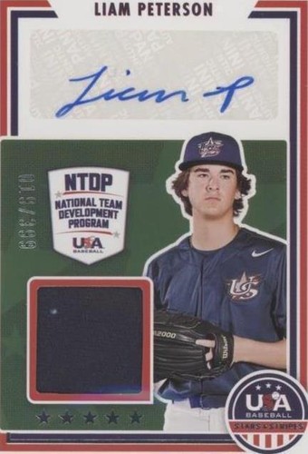 2022 Panini USA Baseball Stars & Stripes - Liam Peterson #SSS-LP