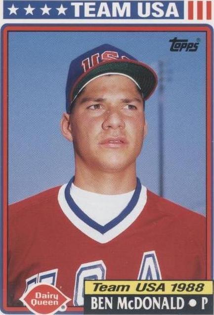 Topps Dairy Queen Team 1992 Estados Unidos - Ben McDonald #10