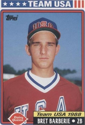 1992 Topps Dairy Queen Team USA - Bret Barberie #16