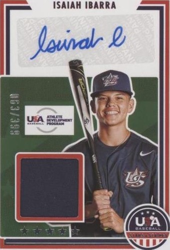 2022 Panini USA Baseball Stars & Stripes - Isaiah Ibarra #SSS-II