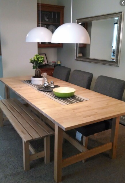 IKEA NORDEN Extendable table in oak in Cheltenham 