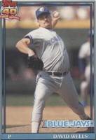 1991 O-Pee-Chee - David Wells #619