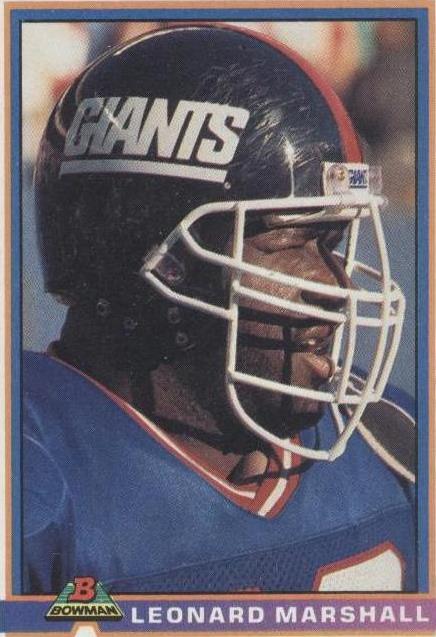 1991 Bowman Leonard Marshall #365