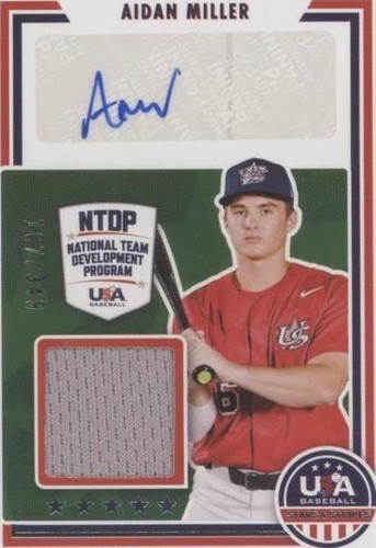 2022 Panini USA Baseball Stars & Stripes - Aidan Miller #SSS-AM