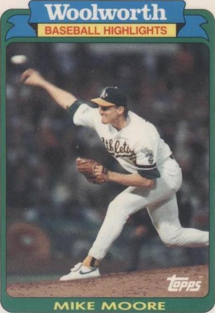 1990 Topps Woolworth Baseball Highlights - Mike Moore #27