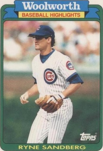 1990 Topps Woolworth Baseball Highlights - Ryne Sandberg #21