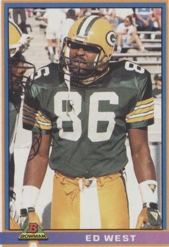 1991 Bowman Ed West #166