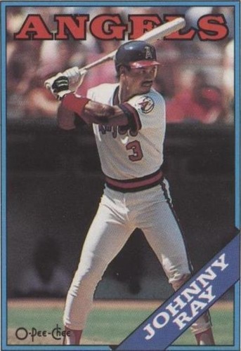 Johnny's - Rady 1988 Topps Johnny Ray Baseball Card #115 Angels 2B GD O/C | eBay
