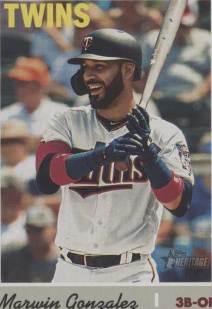 2019 Topps Heritage High Number - Marwin Gonzalez #553