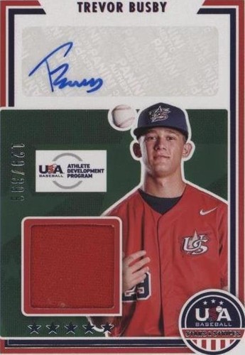 2022 Panini USA Baseball Stars & Stripes - Trevor Busby #SSS-TB