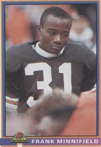 1991 Bowman Frank Minnifield #98