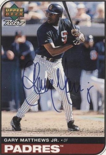 1998 Upper Deck Retro - Gary Matthews Jr. #GMJ