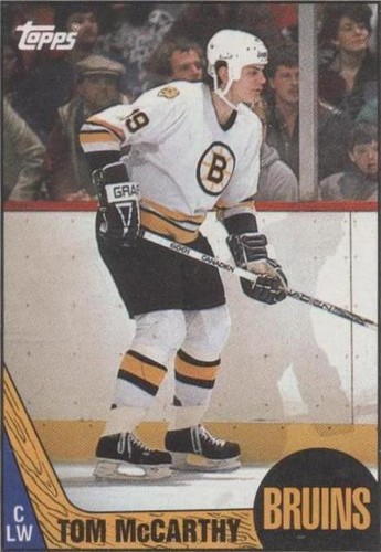 1987-88 Topps Hockey #38 Tom McCarthy - Boston Bruins | eBay