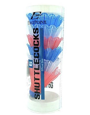 EastPoint Sports Official Size Badminton Shuttlecocks | 6-Pack
