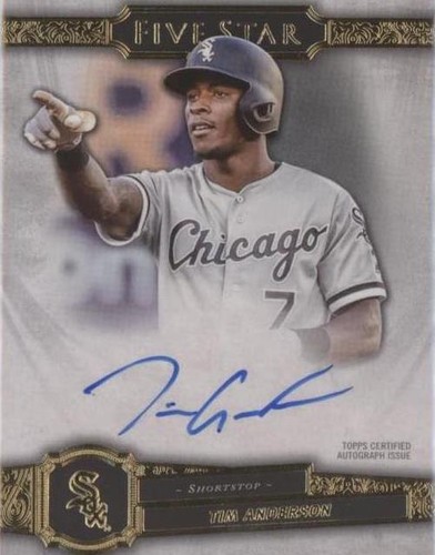 2021 Topps Five Star - Tim Anderson #FSA-TAY