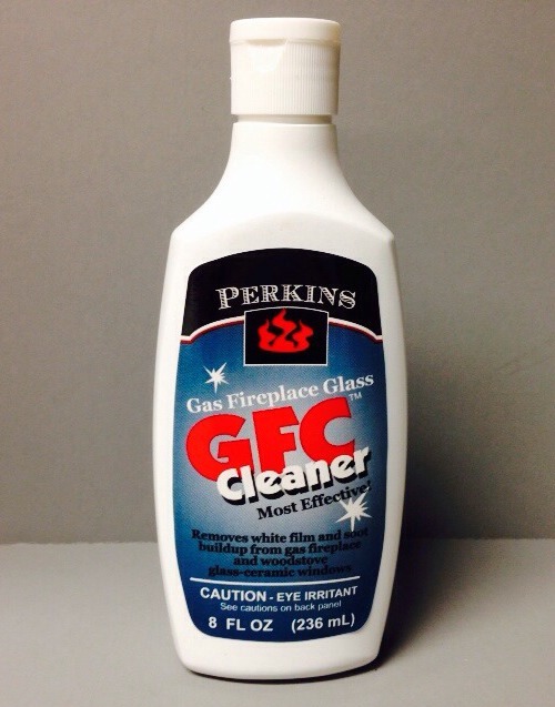 Gas & Wood stove Fireplace Glass Cleaner Gfc 8 FL Oz Bottle Soot & Film Remover