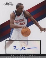 2008-09 Topps Signature - Zach Randolph #TSA-ZR